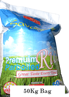 50kg Onyx Savannah Premium Parboiled Rice